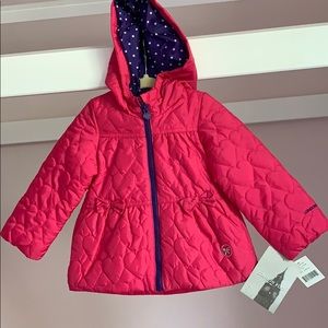 London Fog pink puffer coat, size 2T